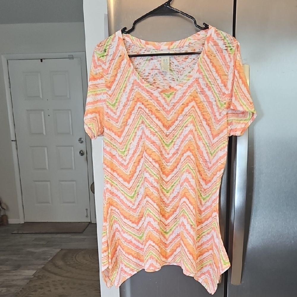 Chevron Patterned Women's Top
